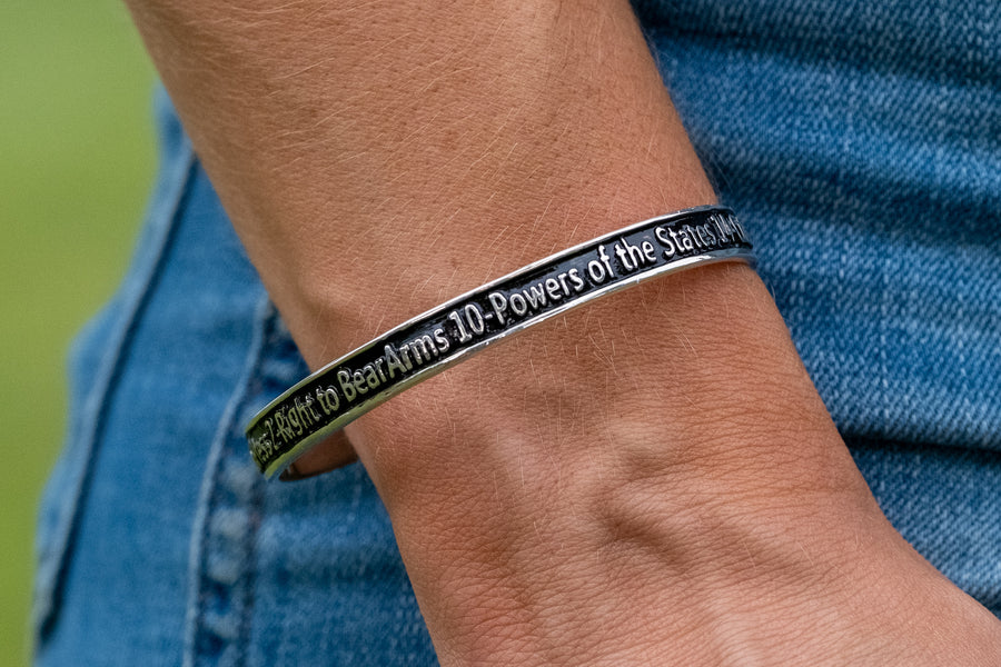 Constitution Bangle Bracelet